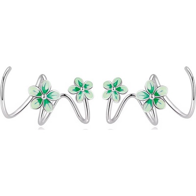 Mabell Dámske strieborné náušnice MIOARA Ag 925, 1.4 g SK221SCE1462-GREENC45