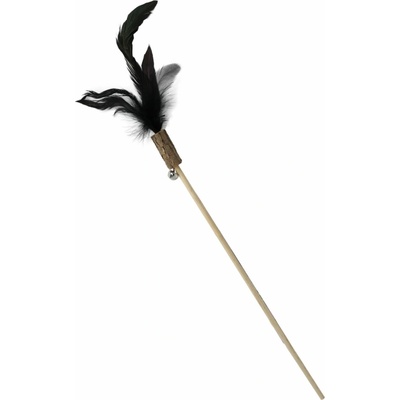 Uniq Pets Dřevěné škádlítko s peříčky 58 cm