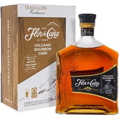 Flor de Caña Volcanic 40% 1 l (karton)
