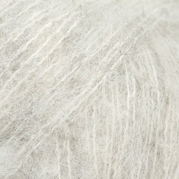 DROPS Design Brushed Alpaca Silk Uni Colour 35 Pearl Grey Плетива прежда (109835)