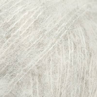 DROPS Design Brushed Alpaca Silk Uni Colour 35 Pearl Grey Плетива прежда (109835)