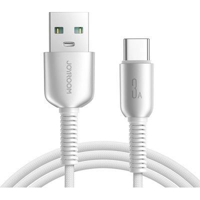 Joyroom S-A51 Cutting-Edge Series 3A USB-A USB-C 1,2m světle šedý
