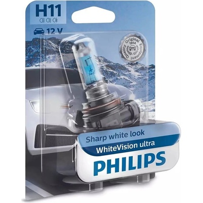 Philips WhiteVision ultra H11 PGJ19-2 12V 55W 12362WVUB1