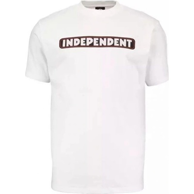 Independent pánské tričko Bar Logo T-Shirt white