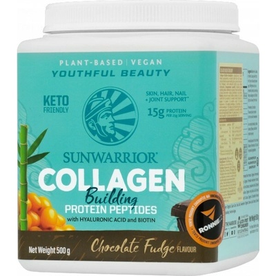 Sunwarrior Collagen Building Protein Peptides Vegan Vanilka 500 g