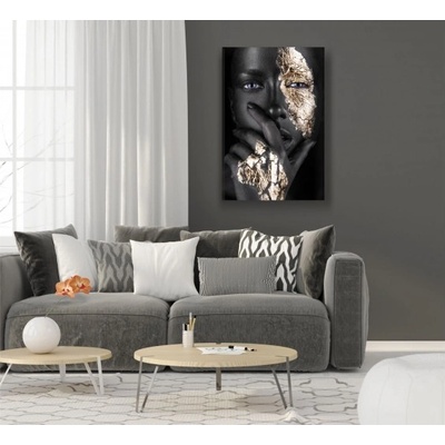 Divio Obraz na plátně žena ve zlatě, vzor 20167 Velikost: 60x120 cm