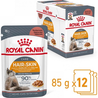 Royal Canin Hair & Skin Care v omáčke 12 x 85 g