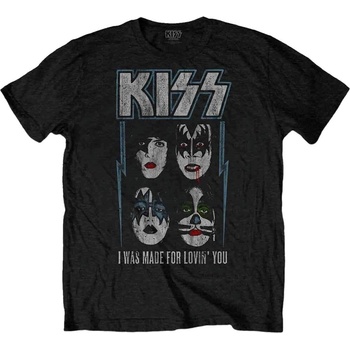 Kiss Риза Made For Lovin' You Unisex Black L (KISSTS09MB03)