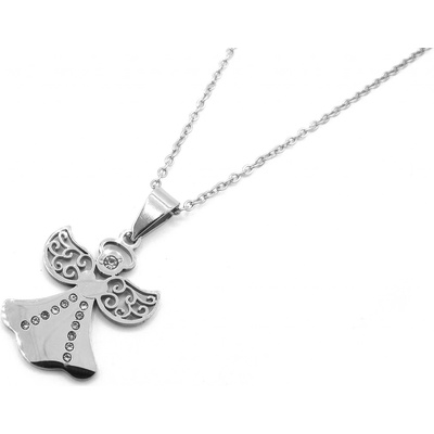Steel Jewelry Náhrdelník chirurgická ocel anděl NH231069
