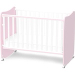 Lorelli Бебешка кошара Lorelli Premium - Stars, 60 x 120 cm, бяло/розово (10150610038A) - baby