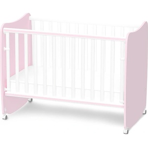 Lorelli Бебешка кошара Lorelli Premium - Stars, 60 x 120 cm, бяло/розово (10150610038A) - baby