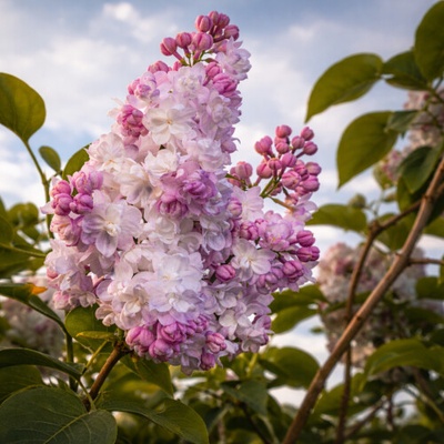 Orgován obyčajný (Syringa vulgaris) ´KRASAVITSA MOSKVY´ - výška 40-60 cm, kont. C2L