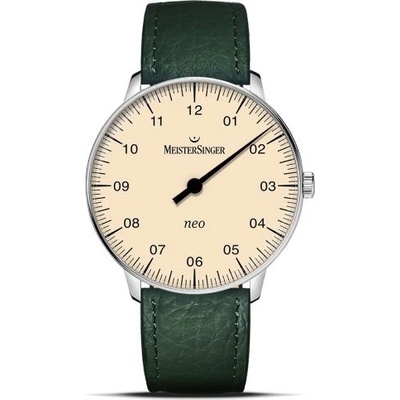 MeisterSinger NES903 Zelený kožený řemínek