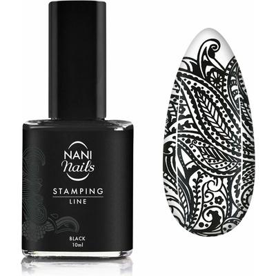 NANI lak na pečiatkovú metódu Black 10 ml