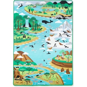 Melissa & Doug - Килимче за игра - Джъмбо - Животните в различните континенти (15192)