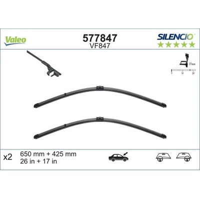 Valeo Silencio X-TRM 650+425 mm VA 577847