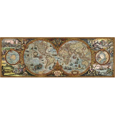 Heye - Puzzle Hemisphere Map - 6 000 piese