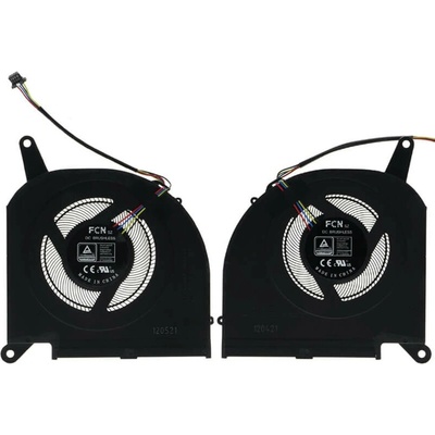 Ventilátor Gigabyte Aero 15 Aorus 15P 15G 17G - Set (CPU + GPU), 7mm – Zboží Živě