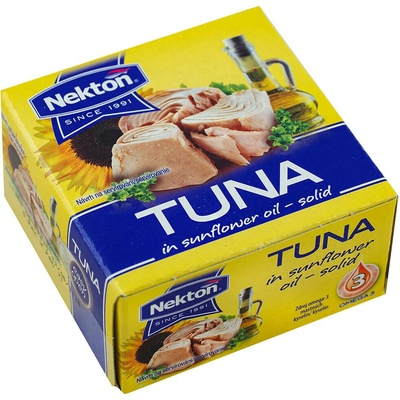 Nekton Tuniak v slnečnicovom oleji celý 80 g