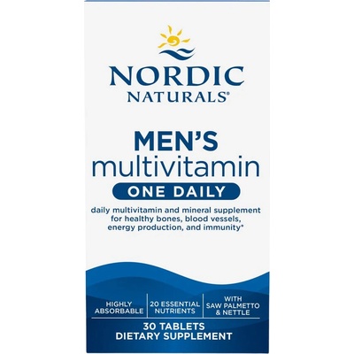Nordic Naturals Men's Multivitamin One Daily, Multivitamín pre mužov, 30 tabliet