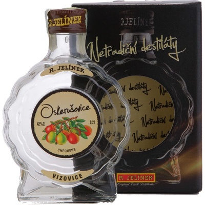Rudolf Jelínek Oskerušovice Budík 42% 0,2 l (dárčekové balenie)