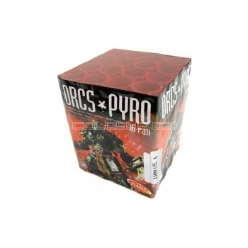 Kompakt ohňostroj 16 ran / 30 mm Orcs Pyro
