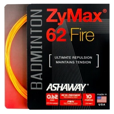 Ashaway ZyMax Fire 62 10 m