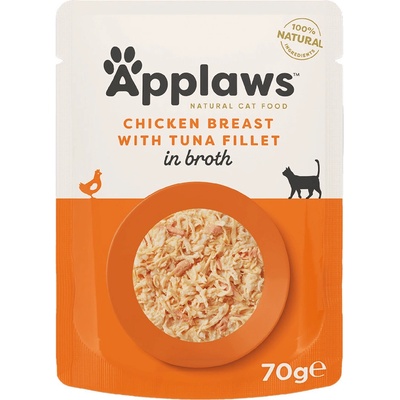 Applaws Cat Kuřecí prsa s tuňákem 70 g
