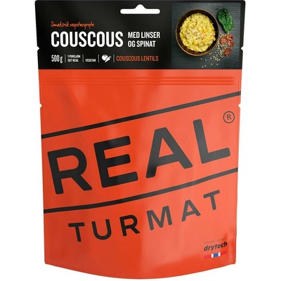 Real Turmat Couscous with lentils and spinach vegan 0,5 kg