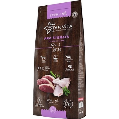 Starvita pro štěňata velkých plemen 12 kg
