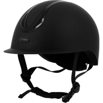 Choplin Jezdecká helma Aero matt black glossy
