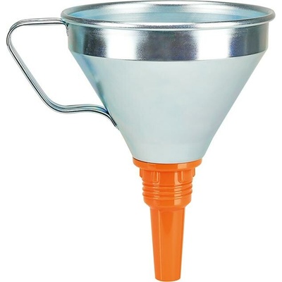 PRESSOL PRESSOL 02 344 Kovový trychtýř s plastovým nástavcem Ø 200 mm, objem 3,2 l