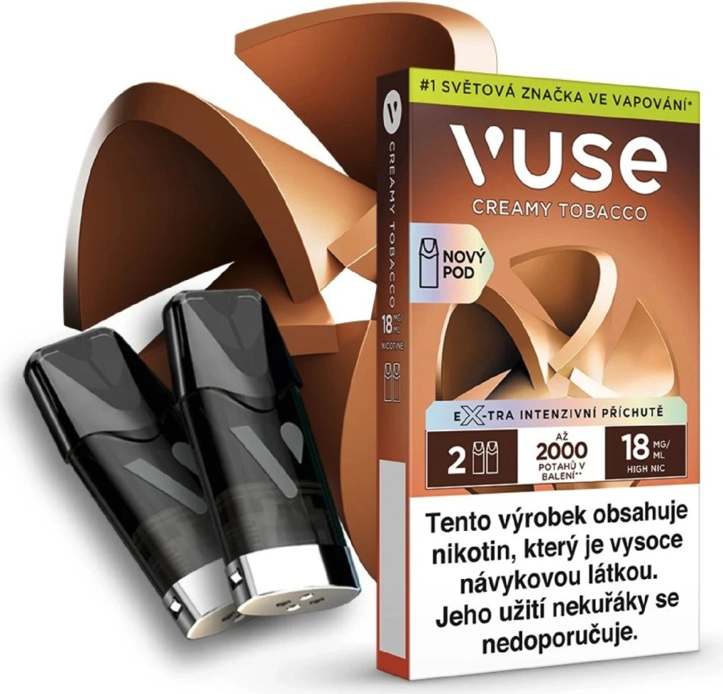 creamy tobacco vuse pods VUSE POD CREAMY TOBACCO/MILD TOBACCO 18 MG main image 0