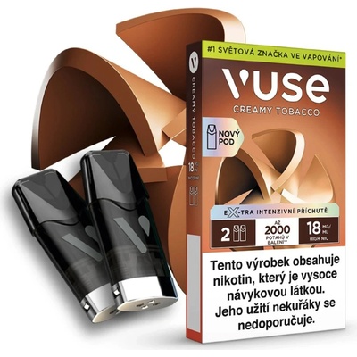 British American Tobacco Vuse Pods Creamy Tobacco 18 mg 2 ks