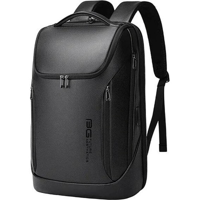 BANGE Kožený business s USB JILHAN Černý 25 l