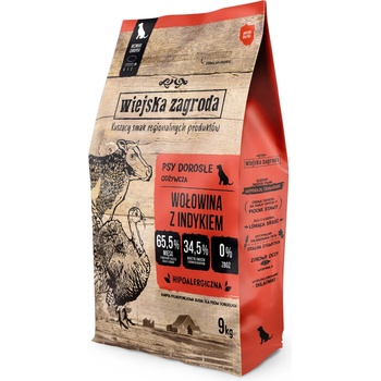 Wiejska Zagroda Hovädzie mäso s morčacím 9 kg