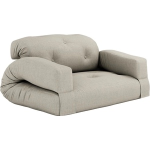 Karup Бежов ленен разтегателен диван 140 cm Hippo - Karup Design (810914914140)