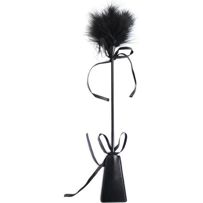 SuperLove Tickler & Riding Crop Black