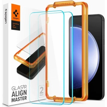 Spigen Комплект скрийн протектори от закалено стъкло Spigen ALM Glas. TR за Samsung Galaxy S23 FE, 2бр (24229-0)