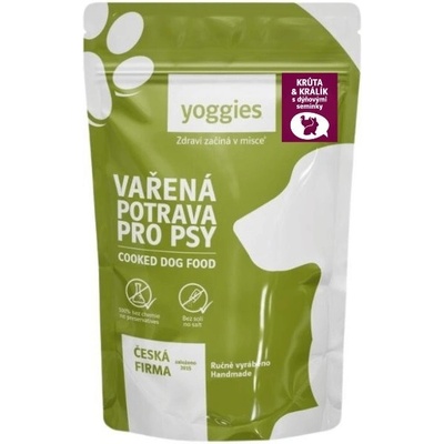 Yoggies morčacie a králičie mäso s tekvicovými semienkami a kĺbovou výživou 150 g