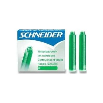 Schneider Inkoustové bombičky 6 ks zelené