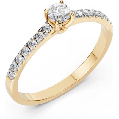 Cara Diamanti Пръстен Cara Diamanti Златен С Диаманти 0.30 + 0.21 Ct Gia Сертификат K101-10094Y (4.2) (K101-10094Y (4.2))