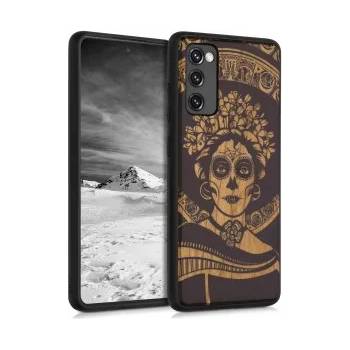 Image 1 of kwmobile Дървен калъф за Samsung Galaxy S20 FE - светлокафяв