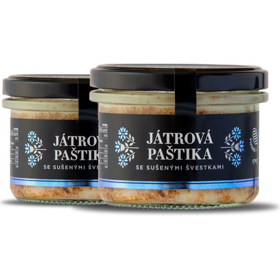 Čongrády GURMÁN Játrová paštika se sušenými švestkami 160 g – Zboží Dáma
