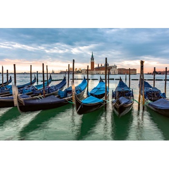 DIMEX ART s. r. o Флизелинов фототапет гондола на площад сан марко 375 x 250 см