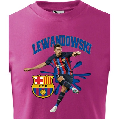 Dětské tričko Robert Lewandowski PurpurováCanvas Dětské tričko Bezvatriko.cz 2041