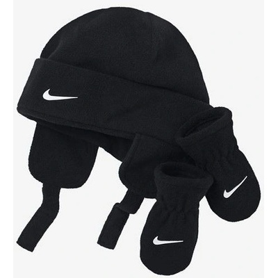 Dětský fleecový set Nike Hat and Gloves Set Baby černá