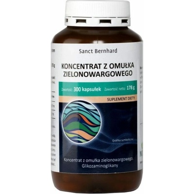 Sanct Bernhard Koncentrát z lastúrnika zelenoústeho 500 mg 300 kapsúl