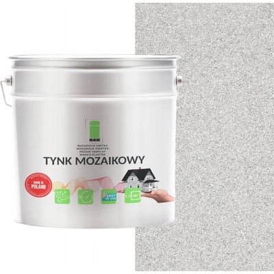 MOZAIKOVÁ OMÍTKA BÍLÁ VNITŘNÍ VENKOVNÍ MOZAIKA 7Kg POLSKÝ VÝROBCE