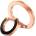 Tech-Protect mmr400 lamano magnetic magsafe phone ring rose gold (5906302335978)